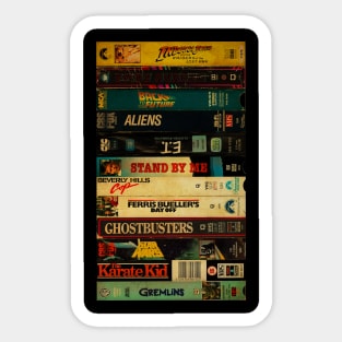 Retro 1980s Films - Cassette Style Sticker